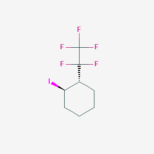 trans-1-Iodo-2-(pentafluoroethyl)cyclohexane