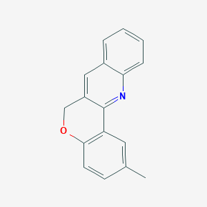 molecular formula C17H13NO B342520 2-methyl-6H-chromeno[4,3-b]quinoline 