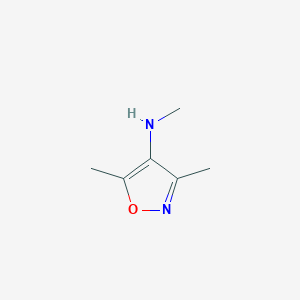 molecular formula C6H10N2O B3425240 N,3,5-trimethyl-1,2-oxazol-4-amine CAS No. 403793-49-7