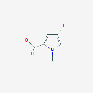 molecular formula C6H6INO B3425255 4-碘-1-甲基-1H-吡咯-2-甲醛 CAS No. 40566-08-3
