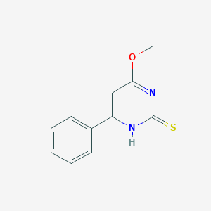 molecular formula C11H10N2OS B342527 4-甲氧基-6-苯基-1H-嘧啶-2-硫酮 