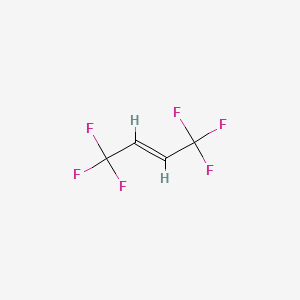 molecular formula C4H2F6 B3425303 2,2,2-三氟乙基 CAS No. 407-60-3