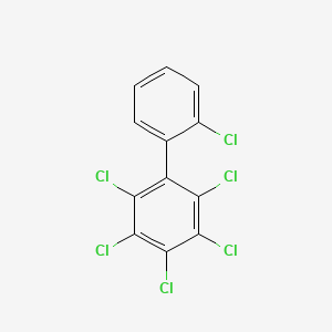 molecular formula C12H4Cl6 B3425386 2,2',3,4,5,6-六氯联苯 CAS No. 41411-61-4