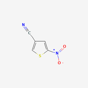 molecular formula C5H2N2O2S B3425485 2-硝基噻吩-4-腈 CAS No. 42137-23-5