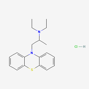 molecular formula C19H25ClN2S B3425546 Ethopropazine hydrochloride CAS No. 42957-54-0