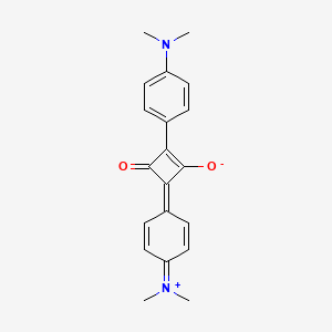 molecular formula C20H20N2O2 B3425565 Squarylium dye III CAS No. 43134-09-4