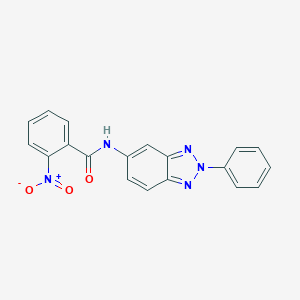 2-nitro-N-(2-phenyl-2H-benzotriazol-5-yl)benzamide