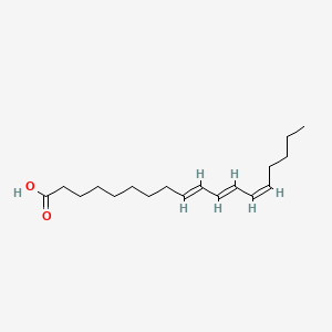 molecular formula C18H30O2 B3425591 Eleostearic acid CAS No. 4337-71-7