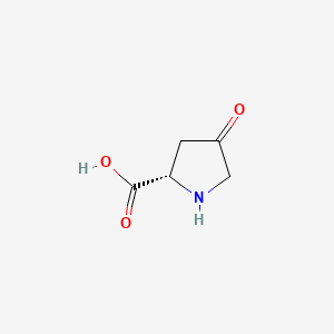 molecular formula C5H7NO3 B3425592 4-Oxo-L-proline CAS No. 4347-18-6