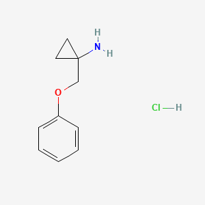 B3425615 1-(Phenoxymethyl)cyclopropan-1-amine hydrochloride CAS No. 437985-09-6