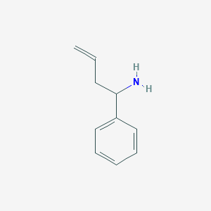 molecular formula C10H13N B3425618 1-Phenylbut-3-en-1-amine CAS No. 4383-23-7
