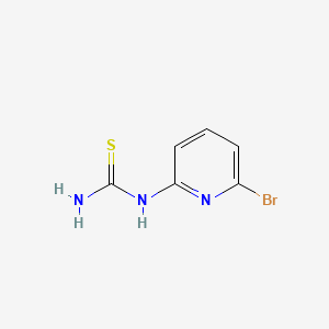 molecular formula C6H6BrN3S B3425631 N-(6-Bromo-2-pyridyl)thiourea CAS No. 439578-83-3