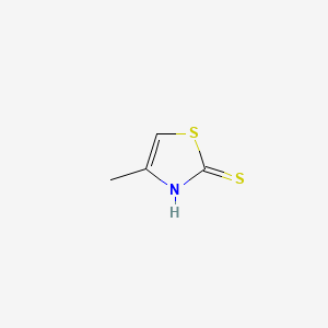 molecular formula C4H5NS2 B3425674 2(3H)-Thiazolethione, 4-methyl- CAS No. 4498-39-9