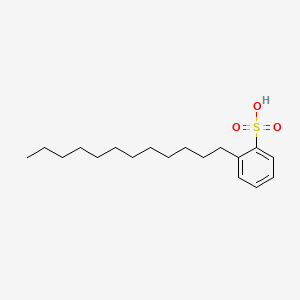 molecular formula C18H30O3S B3425804 2-Dodecylbenzenesulfonic acid CAS No. 47221-31-8