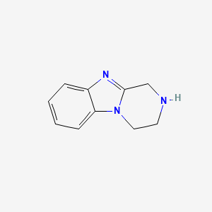 molecular formula C10H11N3 B3425809 1,2,3,4-Tetrahydropyrazino[1,2-a]benzimidazole CAS No. 4744-53-0