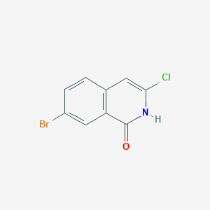 molecular formula C9H5BrClNO B3425825 7-Bromo-3-chloroisoquinolin-1(2H)-one CAS No. 476492-85-0
