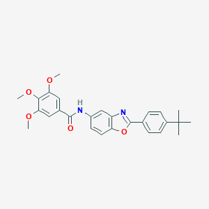 N-[2-(4-tert-Butyl-phenyl)-benzooxazol-5-yl]-3,4,5-trimethoxy-benzamide