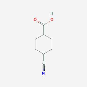 molecular formula C8H11NO2 B3425885 Trans-4-cyanocyclohexanecarboxylic acid CAS No. 4848-16-2