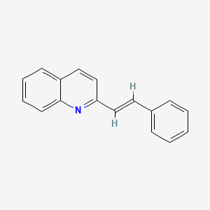 molecular formula C17H13N B3425939 2-Styrylquinoline CAS No. 4945-26-0
