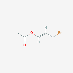 molecular formula C5H7BrO2 B3425947 Acetic acid 3-bromo-1-propenyl ester CAS No. 4957-34-0