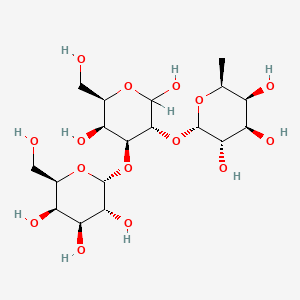 alpha-D-Galp-(1->3)-[alpha-L-Fucp-(1->2)]-D-Galp