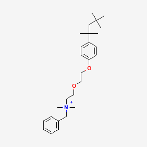 molecular formula C27H42NO2+ B3425972 Benzethonium CAS No. 498-77-1