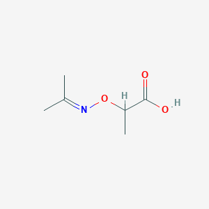 molecular formula C6H11NO3 B3425986 2-(Isopropylideneaminooxy)propionic acid CAS No. 5001-36-5