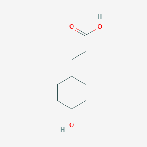 molecular formula C9H16O3 B3425991 3-(4-Hydroxycyclohexyl)propanoic acid CAS No. 500793-45-3