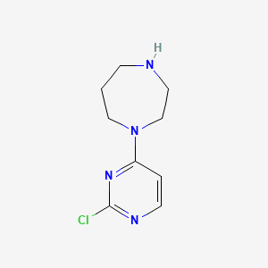 molecular formula C9H13ClN4 B3426004 1-(2-氯嘧啶-4-基)-1,4-二氮杂环戊烷 CAS No. 502133-58-6