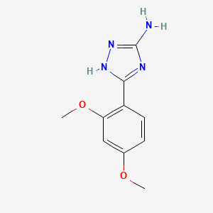 molecular formula C10H12N4O2 B3426012 5-(2,4-dimethoxyphenyl)-4H-1,2,4-triazol-3-amine CAS No. 502546-42-1