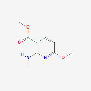 molecular formula C9H12N2O3 B3426013 Methyl 6-methoxy-2-(methylamino)nicotinate CAS No. 503000-88-2