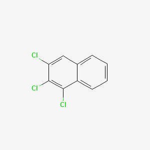 molecular formula C10H5Cl3 B3426060 1,2,3-Trichloronaphthalene CAS No. 50402-52-3