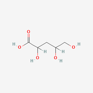 molecular formula C5H10O5 B3426067 2,4,5-Trihydroxypentanoic acid CAS No. 29625-78-3