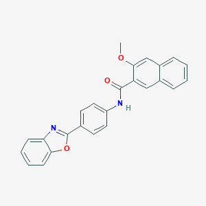 N-[4-(1,3-benzoxazol-2-yl)phenyl]-3-methoxy-2-naphthamide