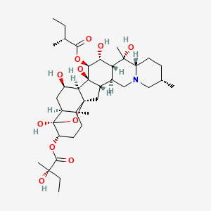 molecular formula C37H59NO11 B3426093 Germerine CAS No. 508-67-8