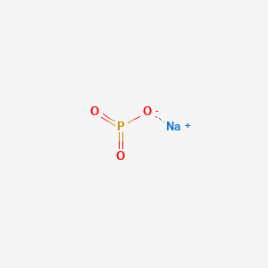 molecular formula NaO3P B3426099 Sodium metaphosphate CAS No. 14550-21-1