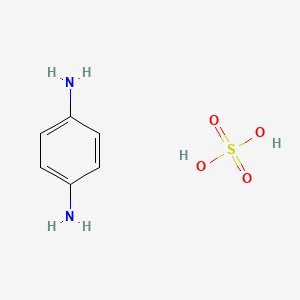 molecular formula C6H10N2O4S B3426140 对苯二胺硫酸盐 CAS No. 50994-40-6