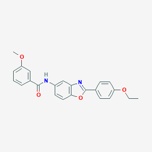 N-[2-(4-ethoxyphenyl)-1,3-benzoxazol-5-yl]-3-methoxybenzamide