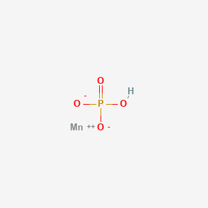 molecular formula HMnO4P B3426212 Manganese hydrogen phosphate CAS No. 51349-94-1