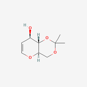 molecular formula C9H14O4 B3426236 4,6-O-Isopropylidene-D-glucal CAS No. 51450-36-3