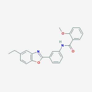 molecular formula C23H20N2O3 B342624 N-[3-(5-ethyl-1,3-benzoxazol-2-yl)phenyl]-2-methoxybenzamide 