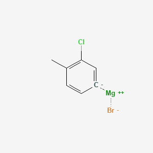 molecular formula C7H6BrClMg B3426248 镁;1-氯-2-甲基苯-5-基;溴化物 CAS No. 515158-85-7