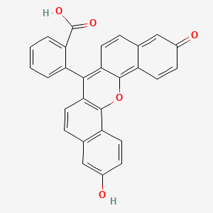 molecular formula C28H16O5 B3426254 2-(11-Hydroxy-3-oxo-3H-dibenzo[C,H]xanthen-7-YL)benzoic acid CAS No. 51517-45-4
