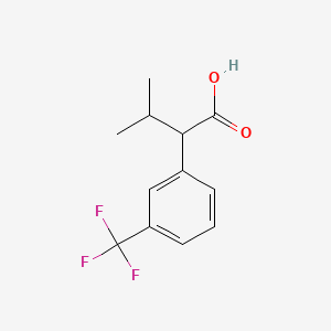molecular formula C12H13F3O2 B3426272 3-Methyl-2-(3-(trifluoromethyl)phenyl)butanoic acid CAS No. 51632-32-7