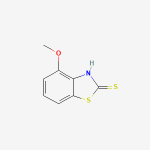 molecular formula C8H7NOS2 B3426298 4-甲氧基-1,3-苯并噻唑-2-硫醇 CAS No. 51793-98-7