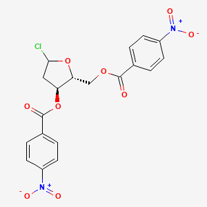 molecular formula C19H15ClN2O9 B3426308 1-氯-3,5-二硝基苯甲酰基-2-脱氧-D-核糖 CAS No. 51841-98-6