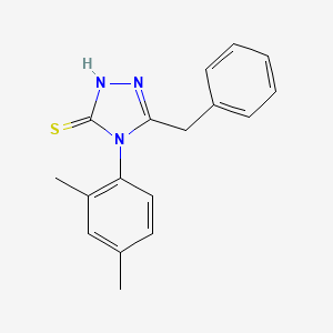molecular formula C17H17N3S B3426341 5-benzyl-4-(2,4-dimethylphenyl)-4H-1,2,4-triazole-3-thiol CAS No. 519152-02-4