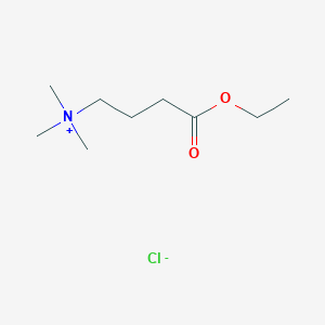 molecular formula C9H20ClNO2 B3426348 4-Ethoxy-N,N,N-trimethyl-4-oxo-1-butanaminium chloride CAS No. 51963-62-3