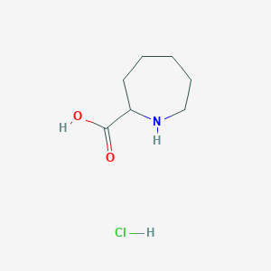 molecular formula C7H14ClNO2 B3426415 Azepane-2-carboxylic Acid Hydrochloride CAS No. 5227-52-1