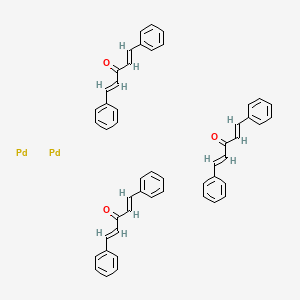 molecular formula C51H42O3Pd2 B3426437 Tris(dibenzylideneacetone)dipalladium(0) CAS No. 52409-22-0